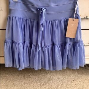 POPFLEX Pirouette Skirt in Nordic Blue HTF!